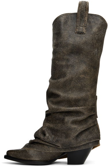 Oblečenie R13 R13 Mid Cowboy Sleeve Boots Hnedá | R13S0107-S131A, 2