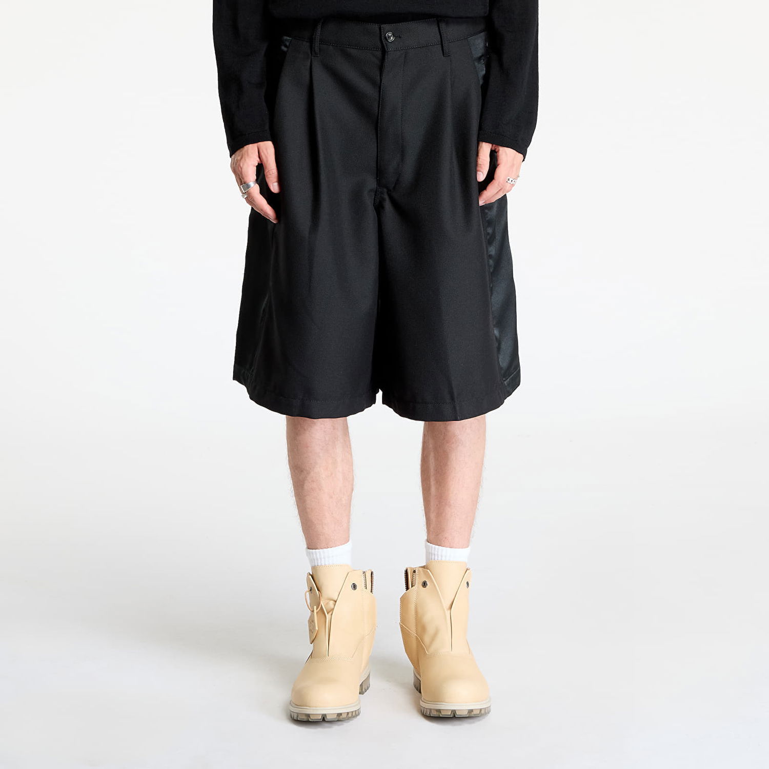 Šortky Comme des Garçons SHIRT Woven Shorts Black Čierna | FN-P006 Black, 0