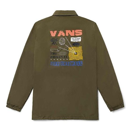 Vetrovka Vans Drill Chore Coat Zelené | VN0A5H8RKCZ, 0