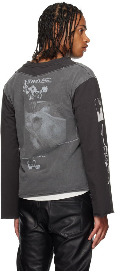 Tričko Enfants Riches Déprimés Enfants Riches Déprimés Benny's Video Assemblage Long Sleeve T-Shirt Šedá | 010-851, 2