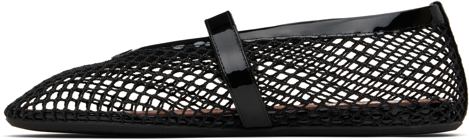 ALAÏA Fishnet Ballerina Flats