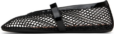 Oblečenie Alaïa ALAÏA Fishnet Ballerina Flats Biela | AA3A029TK007, 2