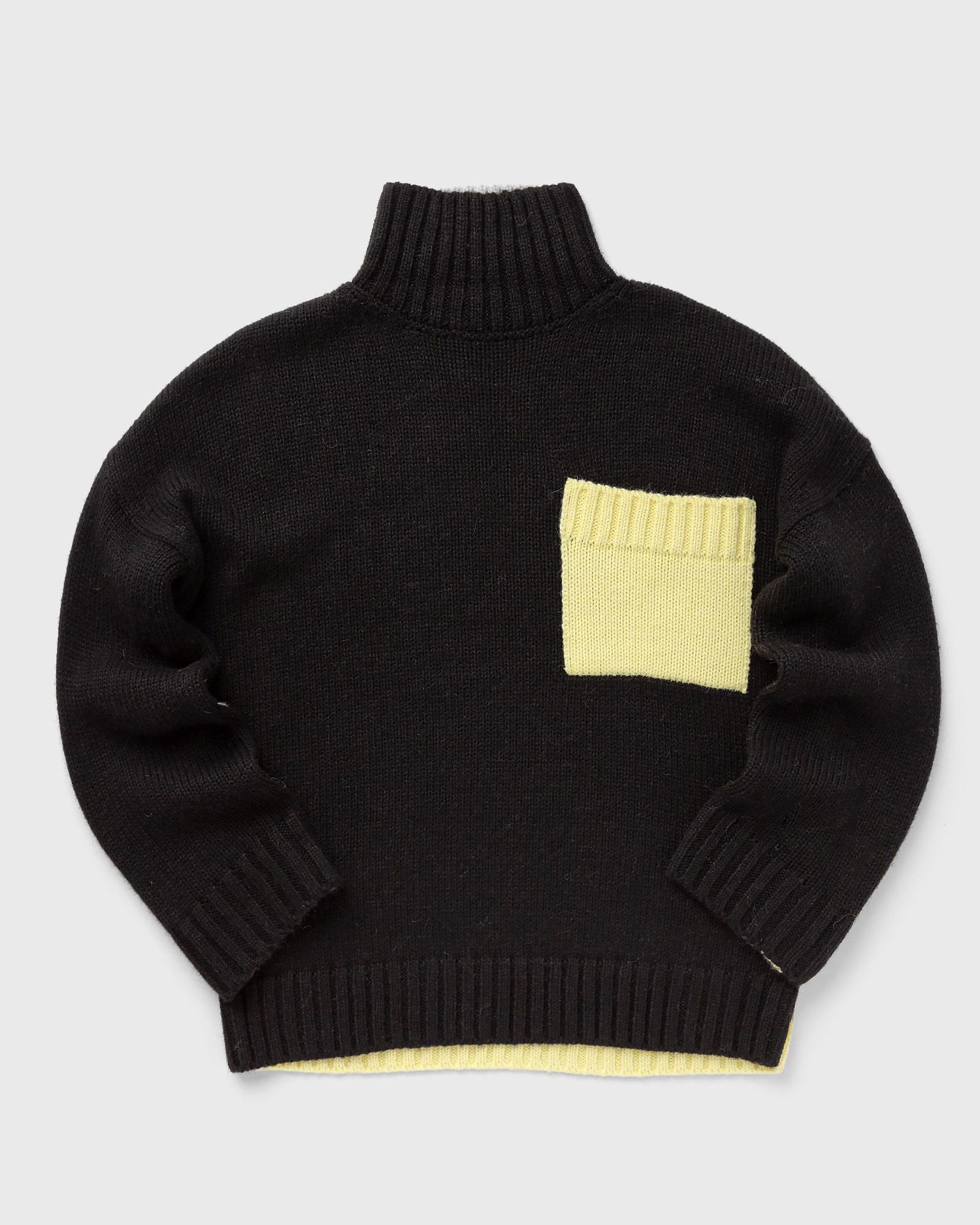 Sveter JW Anderson CONTRAST PATCH POCKET JUMPER Čierna | KW0939-YN0144-973, 0