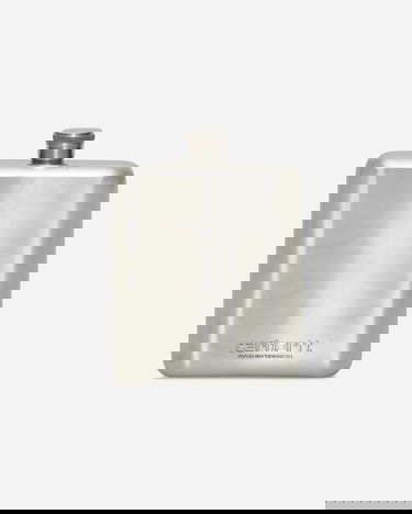 Fľaše Carhartt WIP Clover Flask Metalická | I036249 95XX, 2