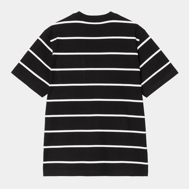 Tričko Carhartt WIP Aiken Stripe Pocket T-Shirt Čierna | I034487_4, 3