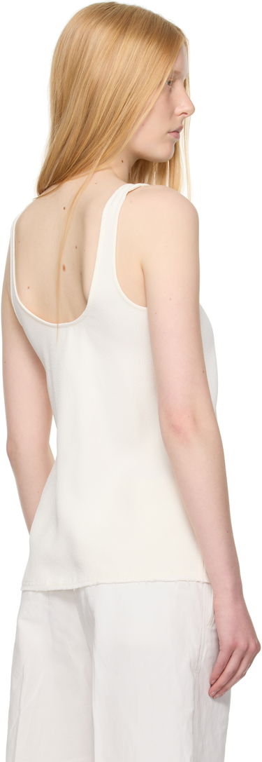 Tielko TOTEME TOTEME Sablé Tank Top Biela | 252-WRT0510-FB0240, 2