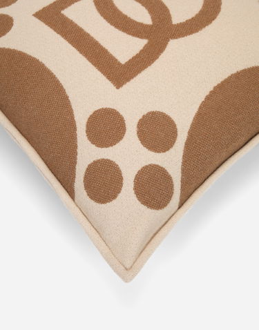 Home decor Dolce & Gabbana Dolce & Gabbana Wool Jacquard Cushion Medium Béžová | TCE008TCAN2U0052, 2