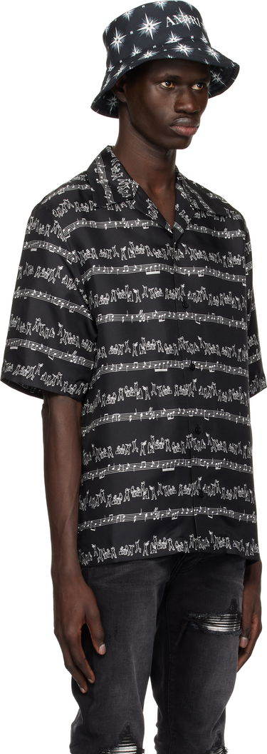 Košeľa AMIRI AMIRI Jazz Band Print Shirt Čierna | AMSTCA1106, 1