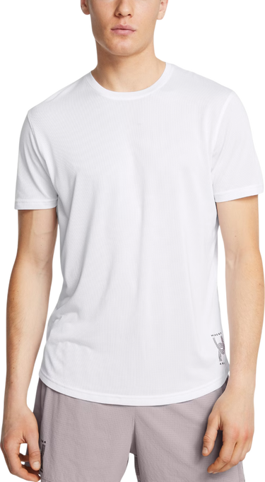 Tričko Under Armour Under Armour Run Anywhere T-Shirt Biela | 1386617-100, 0