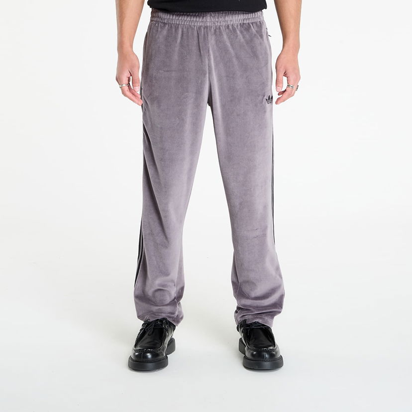 Tepláky adidas Originals adidas Adicolor SST Velour Track Pants Šedá | JX1557