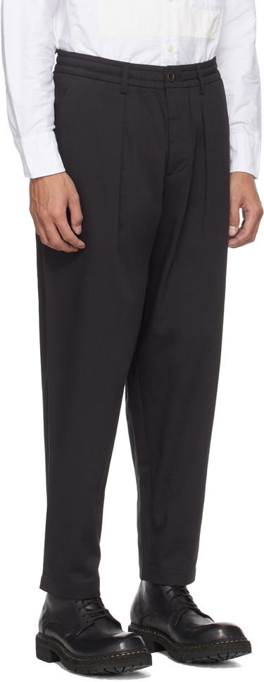 Nohavice Universal Works Universal Works Pleated Trousers Čierna | 00134, 1