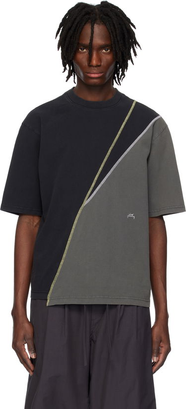 Tričko A-COLD-WALL* A-COLD-WALL* Spliced T-Shirt Šedá | ACWMTS211, 0