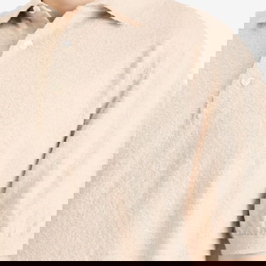 Polo tričko BEAMS Beams Plus Boucle Knit Polo Béžová | 3802-0051-156-20, 5