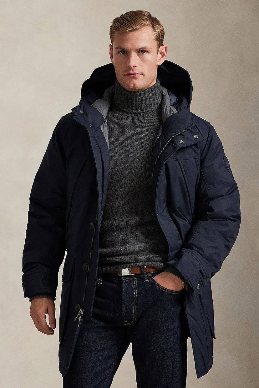 Parka Polo by Ralph Lauren Winter Hooded Down Parka Navy | 710968114001