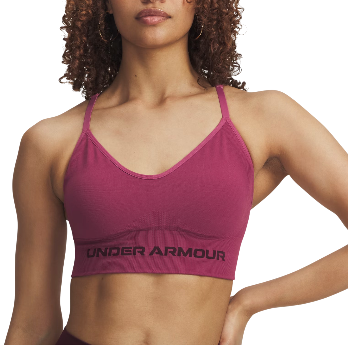 Podprsenka Under Armour Under Armour Vanish Seamless Low Sports Bra Ružová | 1384417-659, 0