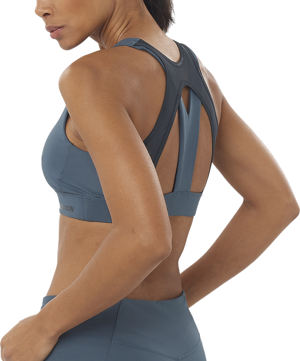 Podprsenka Salomon CROSS RUN BRA W Šedá | lc2264900, 1