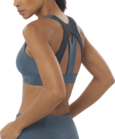 Podprsenka Salomon CROSS RUN BRA W Šedá | lc2264900, 1