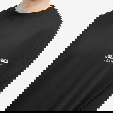 Tričko Fear of God Core Logo Jersey Long Sleeve T-Shirt Čierna | 125HO244370F, 5