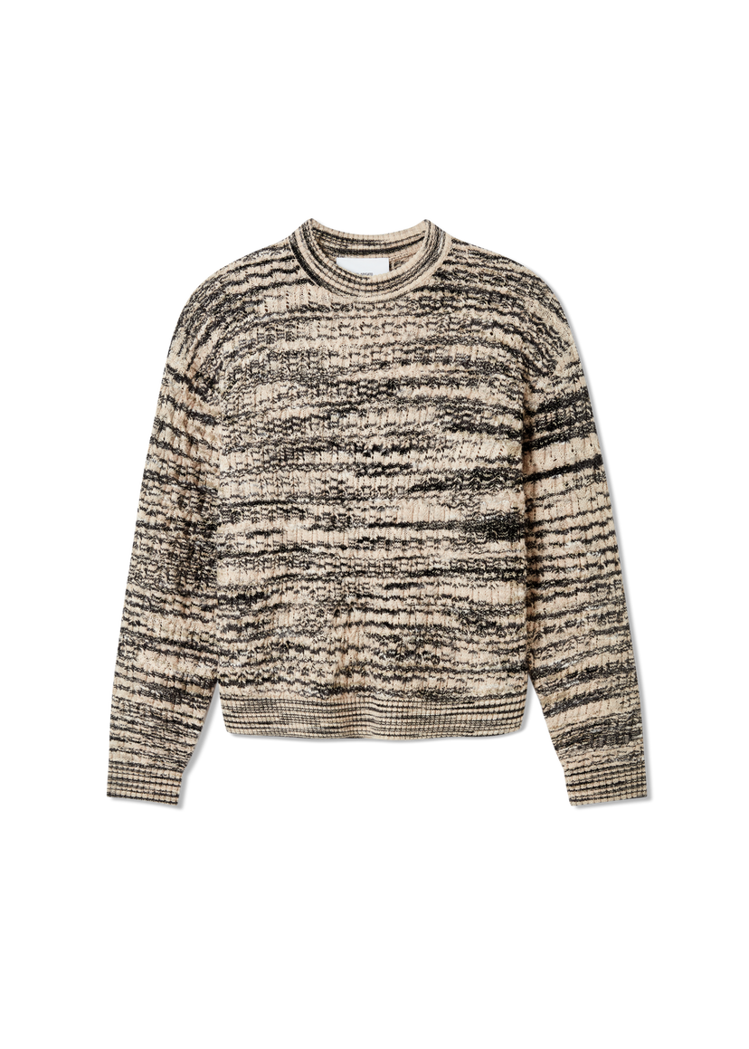 Sveter AXEL ARIGATO Noah Textured Striped Knit Sweater Rôznofarebný | A3296001