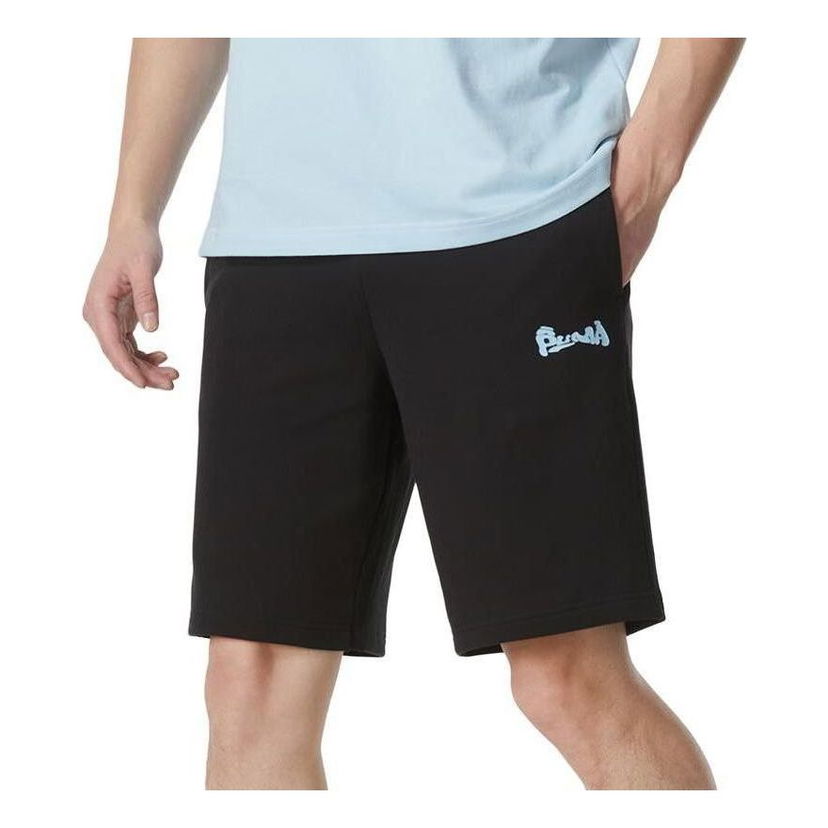 Šortky Puma Logo Casual Shorts Čierna | 628039-01