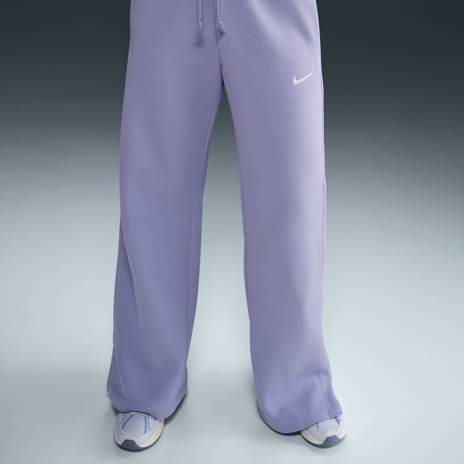 Mikina Nike Sportswear Phoenix Fleece High-Waisted Wide-Leg Pants Fialová | DQ5615-533, 1