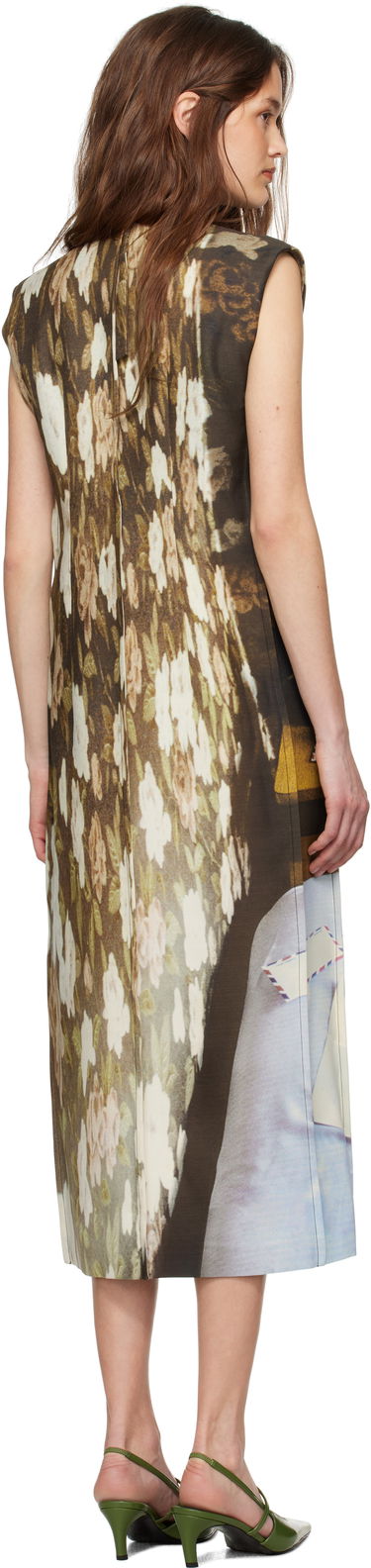 Šaty Jil Sander Jil Sander Wool Blend Printed Midi Dress Rôznofarebný | J03CT0508_J40229, 2