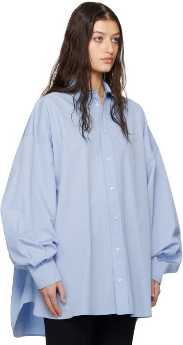 Košeľa WARDROBE.NYC Oversize Shirt Minidress Modrá | W1085R17, 1