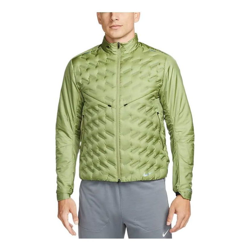 Prešívaná bunda Nike Therma-Fit Adv Repel Down-Fill Running Jacket Zelené | DD5668-334
