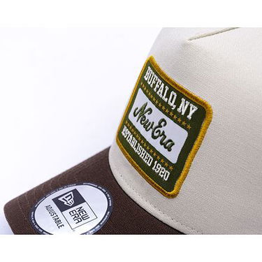 Šiltovka New Era New Era Patch Canvas 9FORTY Trucker Cap One Size (56-59 cm) Hnedá | 60603674, 4
