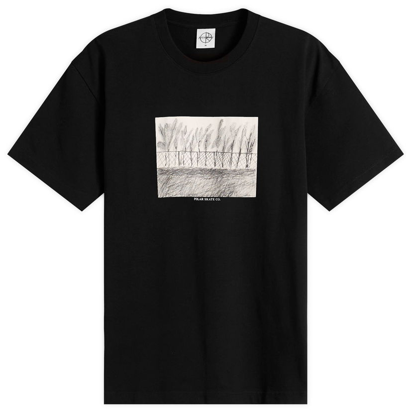 Tričko Polar Skate Co. Fence Graphic Tee Čierna | PSC-F25-29-BLK