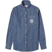 Košeľa Sporty & Rich Conneticut Crest Denim Shirt Navy | STAW2314BD, 1