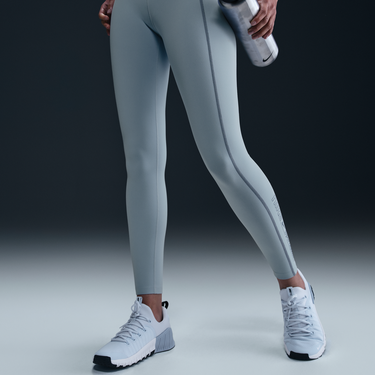 Fľaše Nike One Fitted High-Waisted Leggings Metalická | HV6956-440, 3