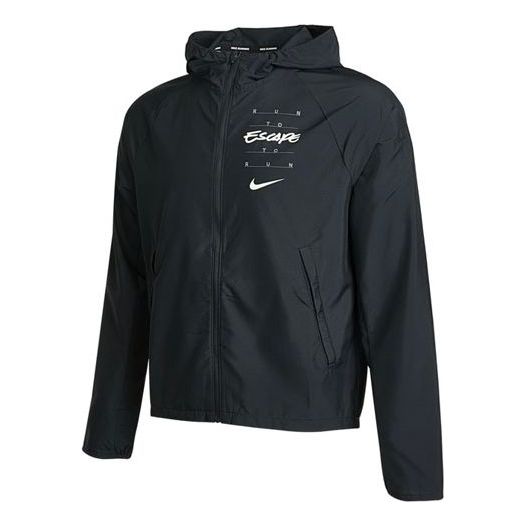 Vetrovka Nike Essential Wild Run Jacket Čierna | DA1167-010