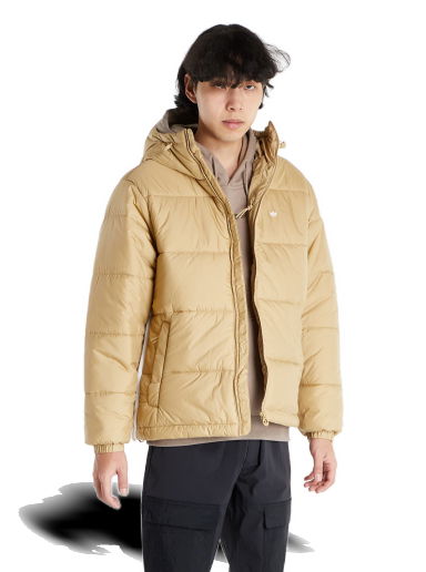 Prešívaná bunda adidas Originals Hooded Puffer Béžová | H13556