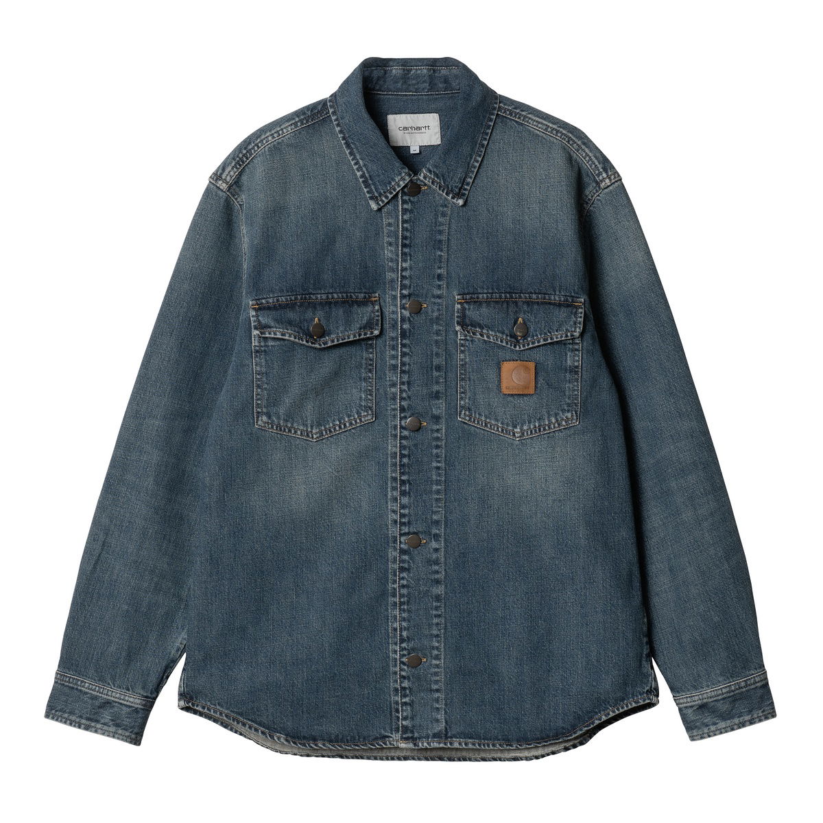 Košeľa Carhartt WIP Blue Denim Shirt Jacket Modrá | I034735_9, 0