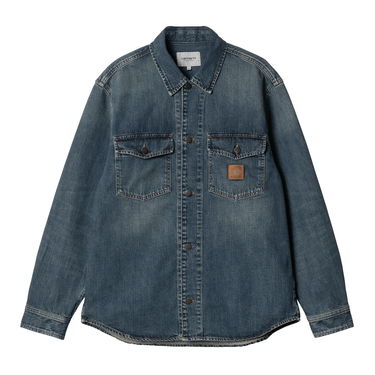 Košeľa Carhartt WIP Blue Denim Shirt Jacket Modrá | I034735_9, 0
