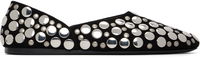 Jane Studded Suede Ballerina Flats