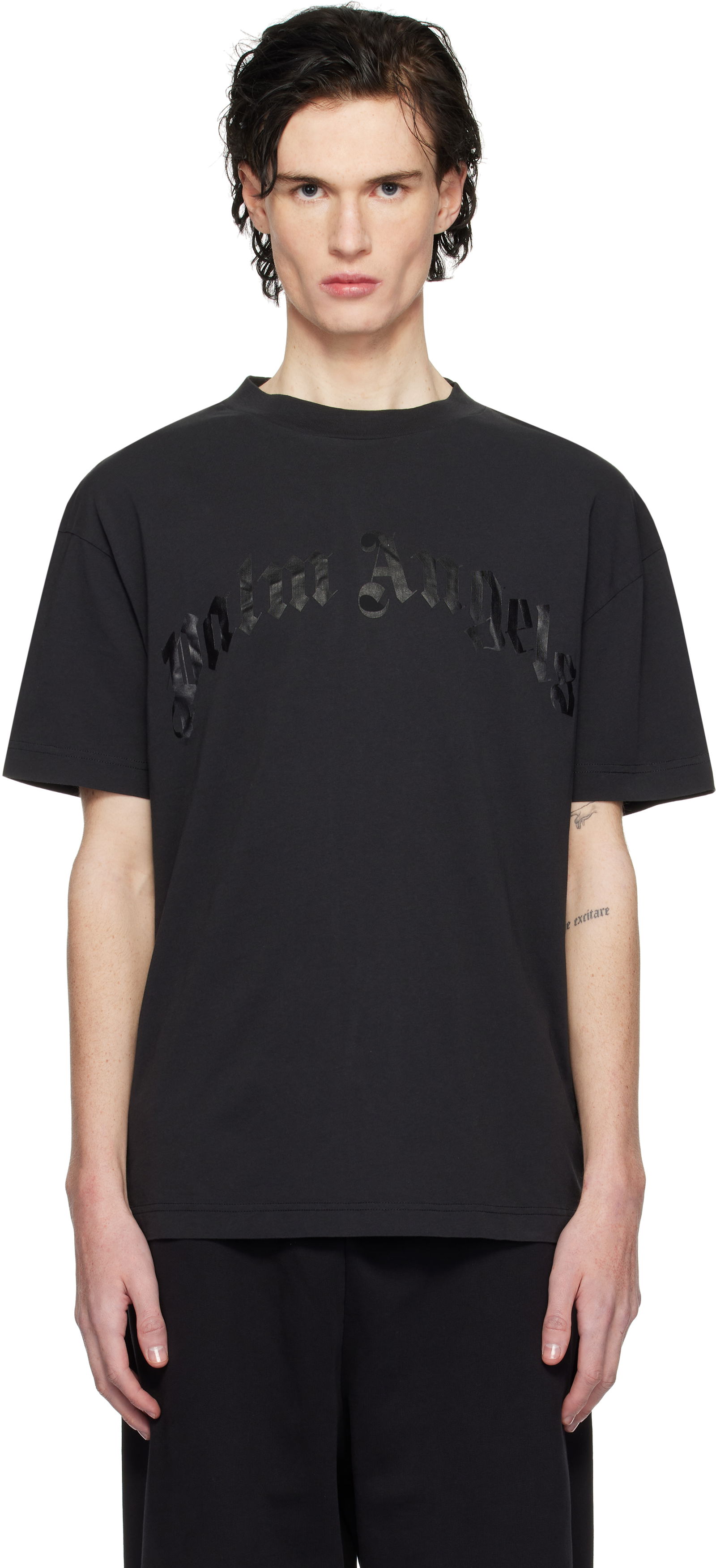 Curved Logo Oversize T-Shirt