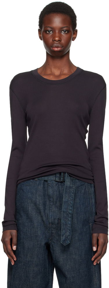 Tričko LEMAIRE Long Sleeve T-Shirt Čierna | TO1319 LJ1016, 0