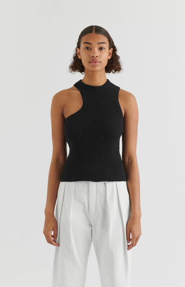 Tielko AXEL ARIGATO Scoop Asymmetric Tank Top Čierna | A2212002, 2