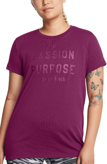 Tričko Under Armour Project Rock Passion Short Sleeve T-Shirt Fialová | 1387500-505, 0