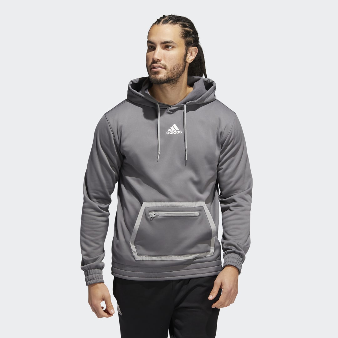 Mikina adidas Performance Sportswear Team Issue Hoodie Šedá | HI3084, 1