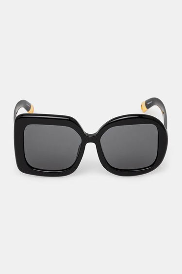 Slnečné okuliare Jacquemus Sunglasses CARRE ROND 2 Čierna | JAC10C1SUN, 1