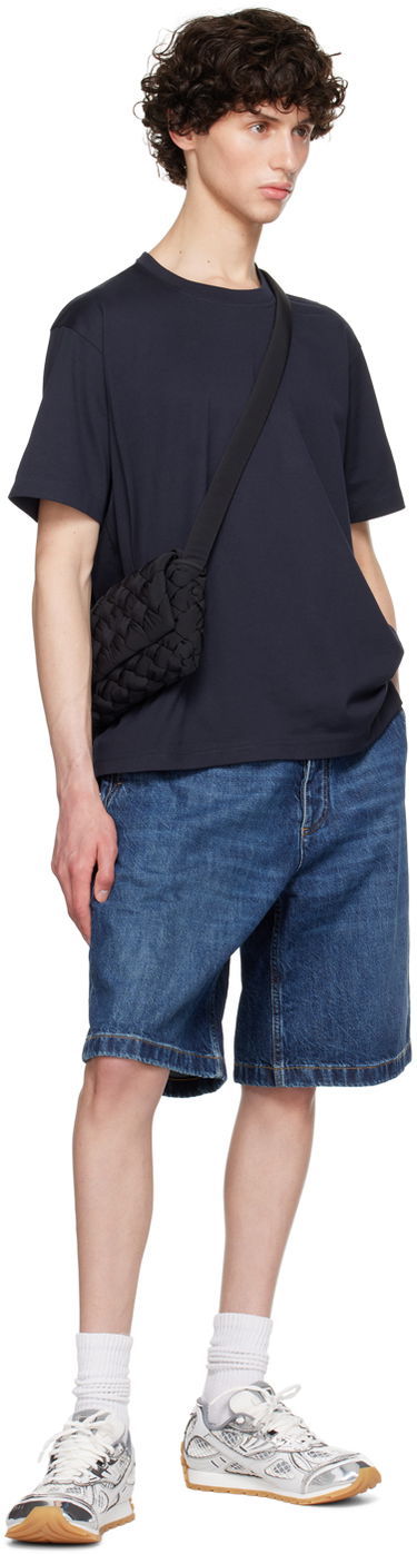 Taška cez rameno Bottega Veneta Bottega Veneta Small Rumple Messenger Bag Čierna | 795498-V4GE1-8803, 3