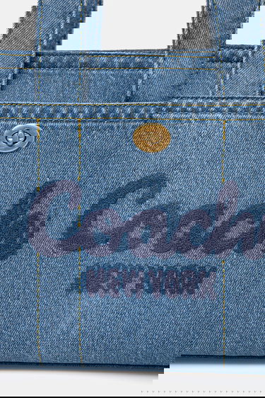 Tote bag Coach Coach Denim Field Tote Modrá | CR659, 3