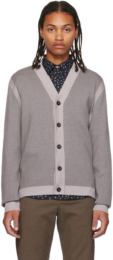 Sveter Paul Smith PS Paul Smith Broad Stripe Cardigan Fialová | M2R-213YE-L21864-51, 0