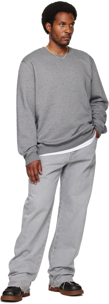 Sveter SKIMS Fleece Lounge Crewneck Sweatshirt Šedá | TP-PLO-5424M, 3