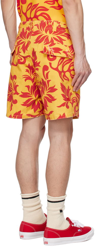 Šortky ERL Graphic Print Cotton Shorts Žltá | ERL06P002, 2