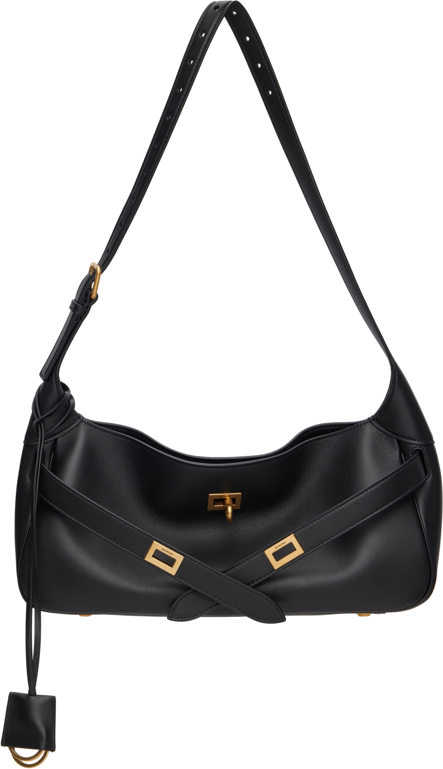 Taška cez rameno Balenciaga Balenciaga Bel Air Shoulder Bag Čierna | 8106802ABAV, 0