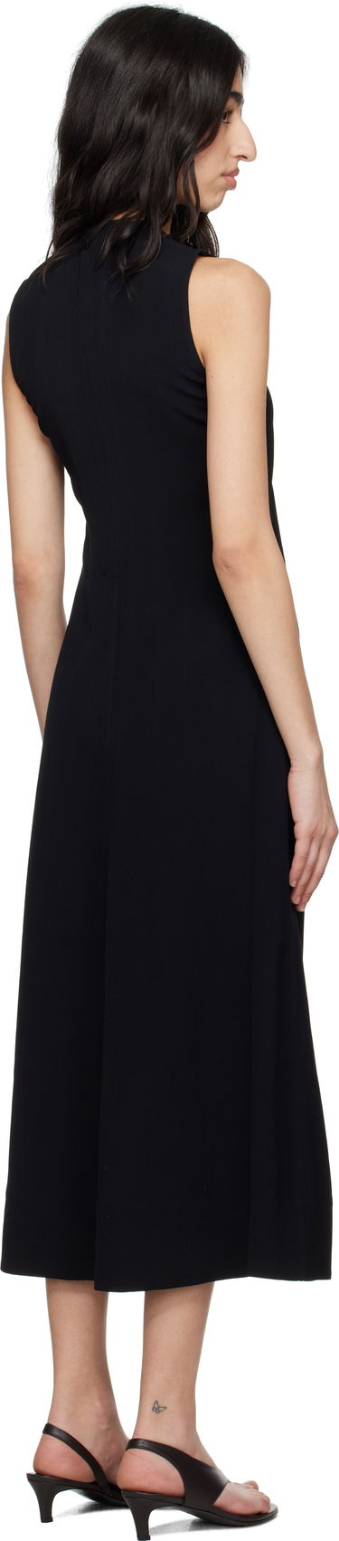 Šaty TOTEME TOTEME Woven Stripe Maxi Dress Čierna | 252-WRD0182-FB0192, 2